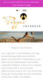 Mobile Screenshot of pepperswimwear.com